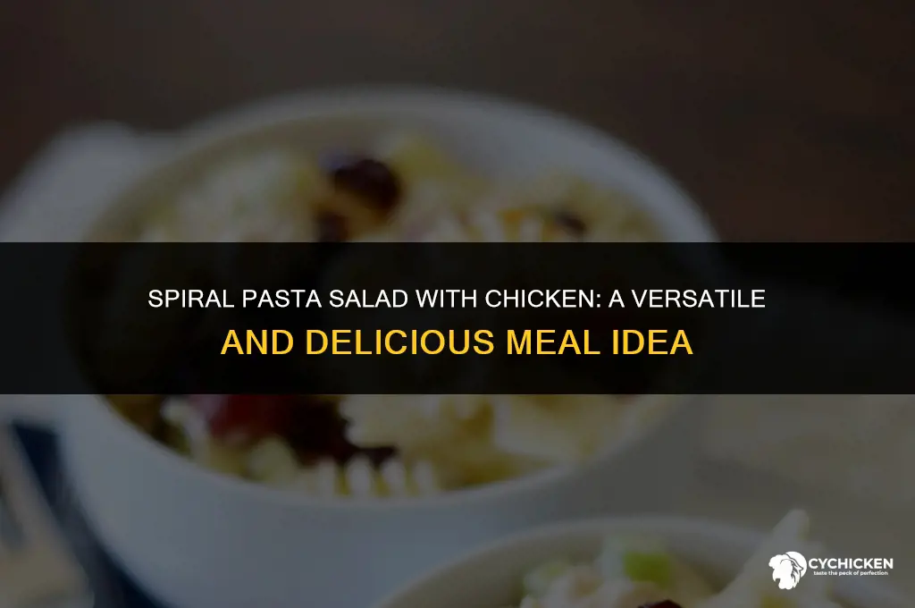 what can i make with spiral pasta salad and chicken