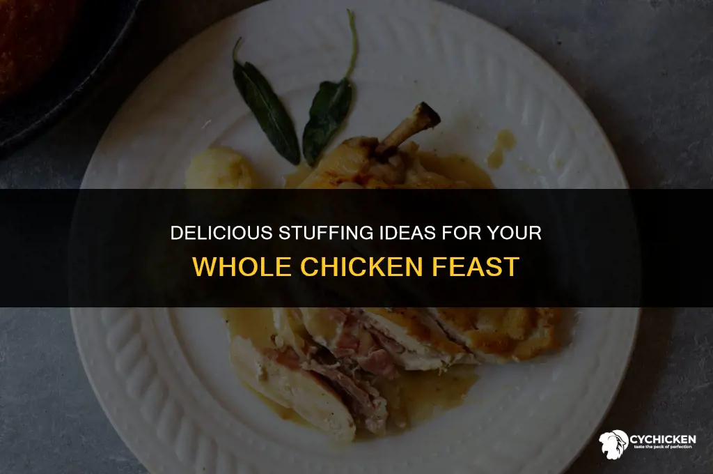 what can i stuff a whole chicken with