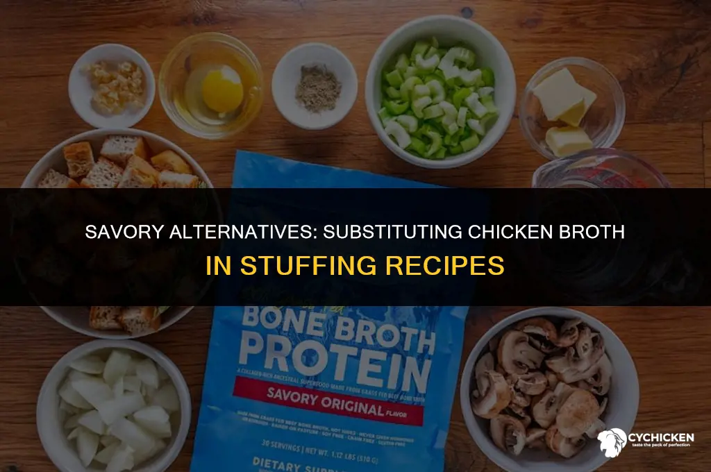 what can i substitute for chicken broth in stuffing