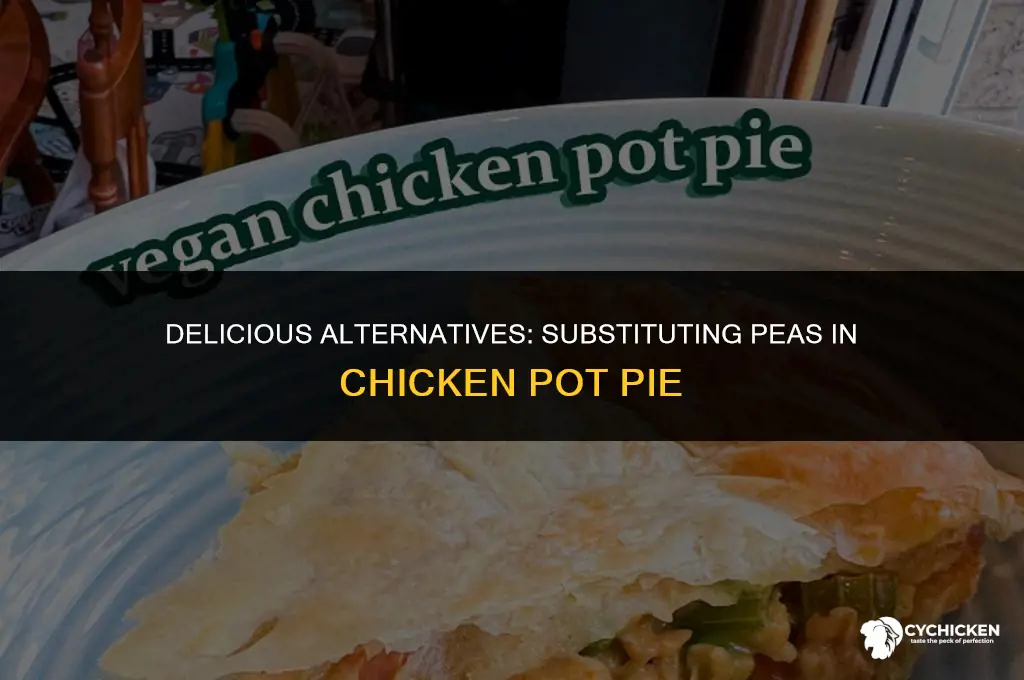 what can i substitute for peas in chicken pot pie