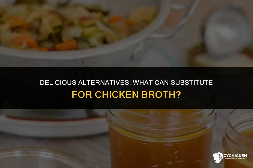 what can sub for chicken broth