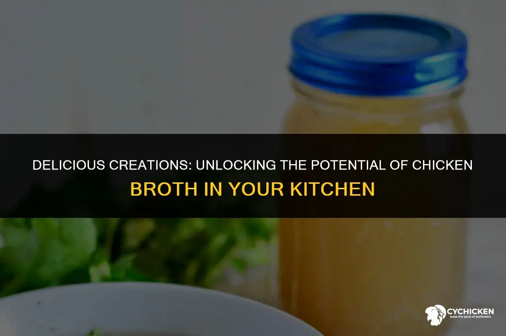 what can you cook with chicken broth