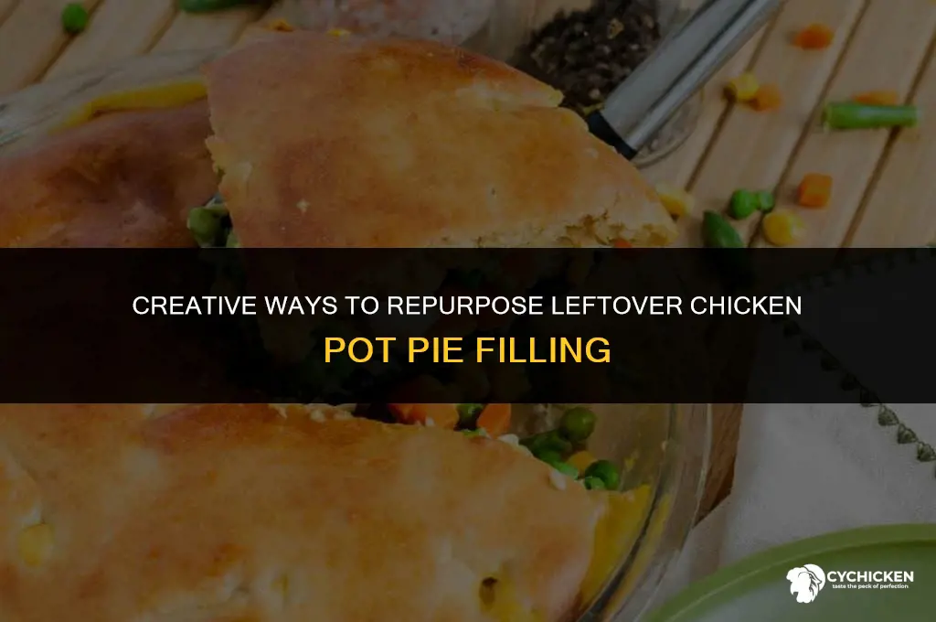 what can you do with leftover chicken pot pie filling