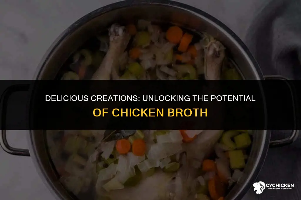 what can you make from chicked broth