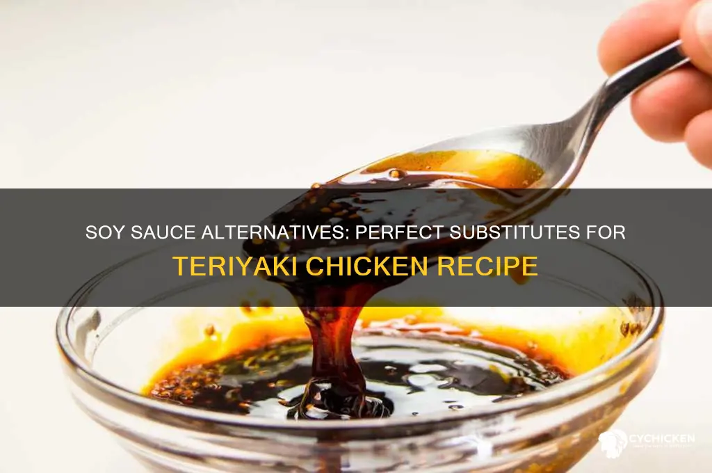 what can you substitute for soy sauce in teriyaki chicken