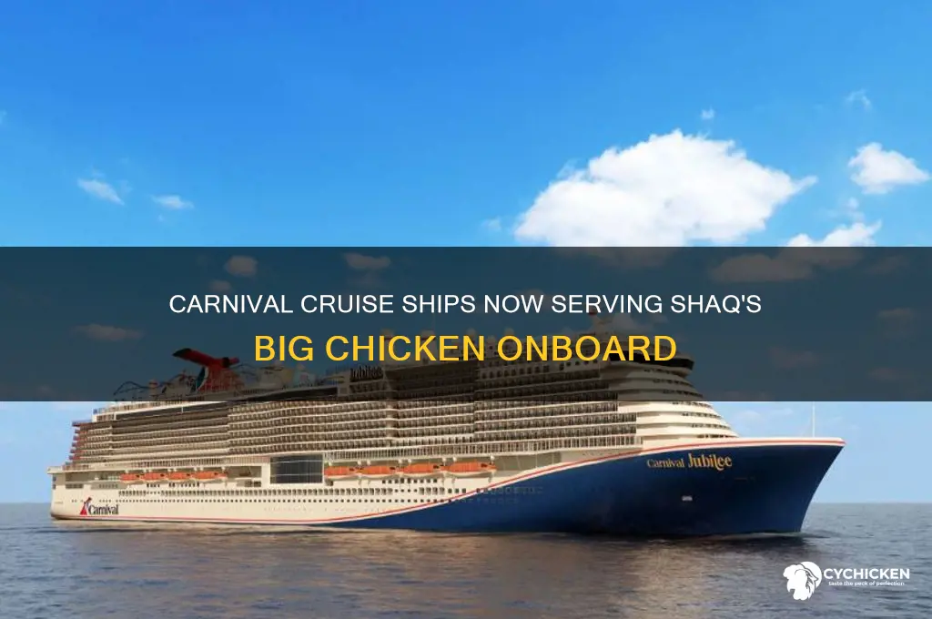 what carnival ship has shaq