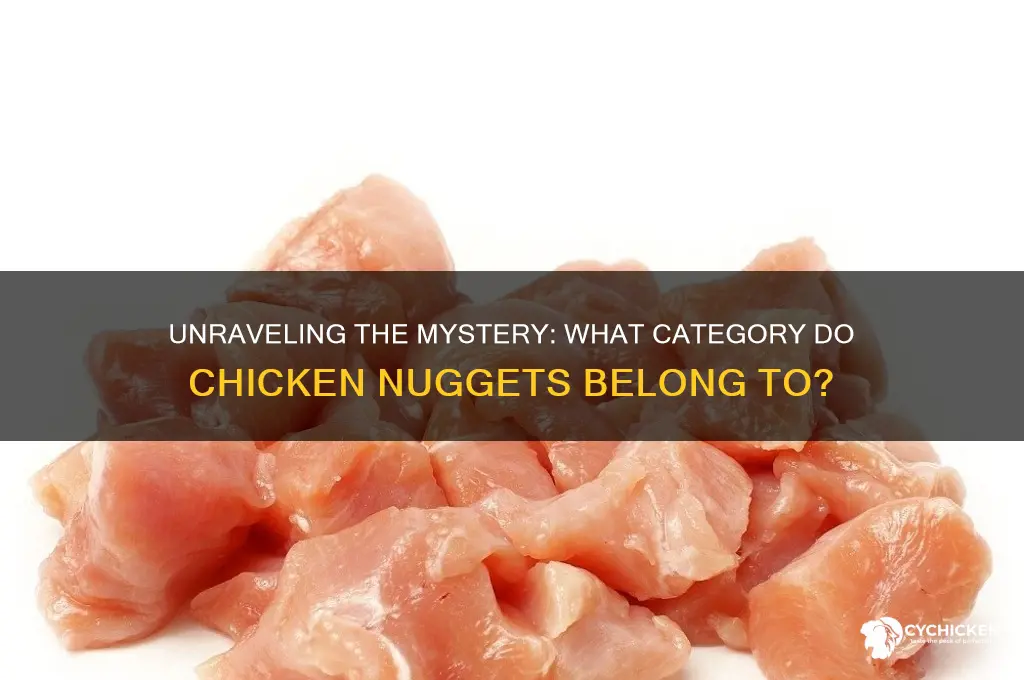 what category is chicken nuggets under