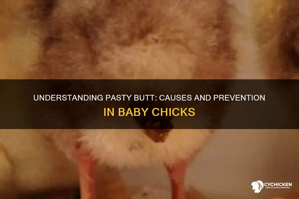 what cause chicks to have pasty butt