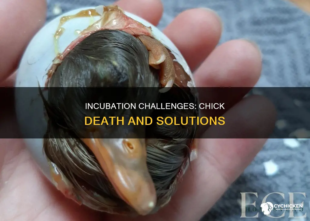 what causes a chick to die late in incubation
