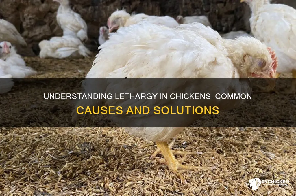 what causes a chicken to be lethargic