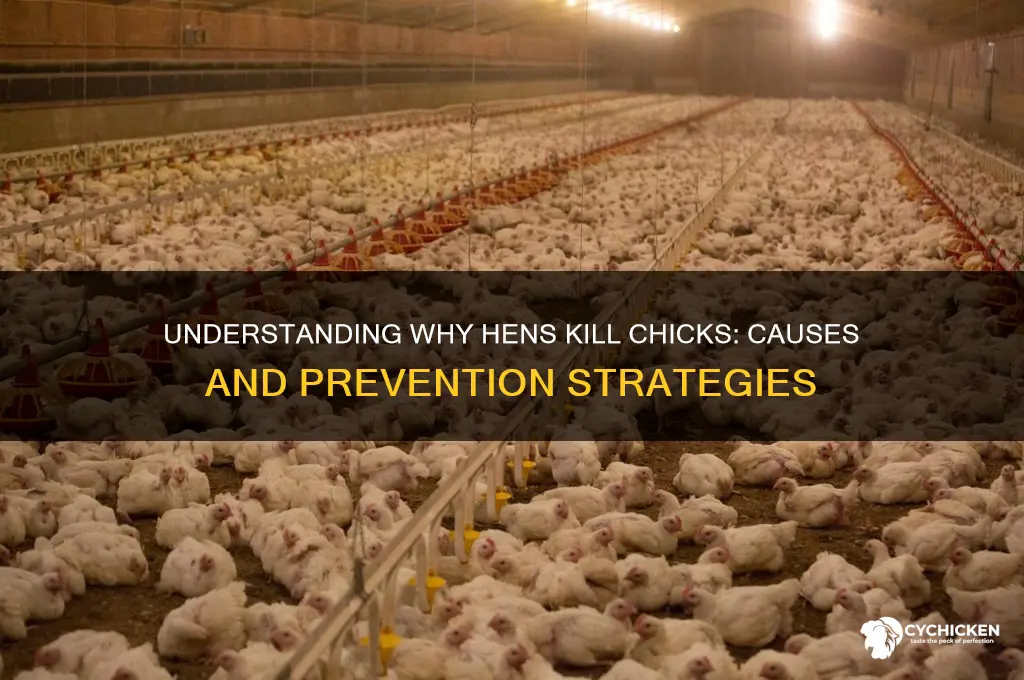 what causes a hen to kill chicks
