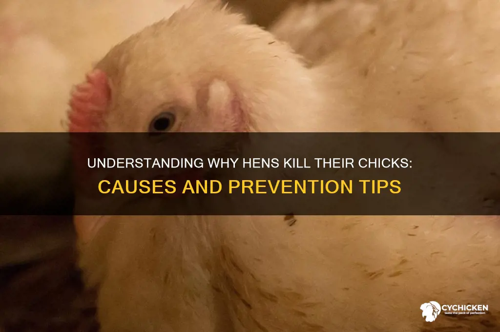 what causes a hen to kill her chicks