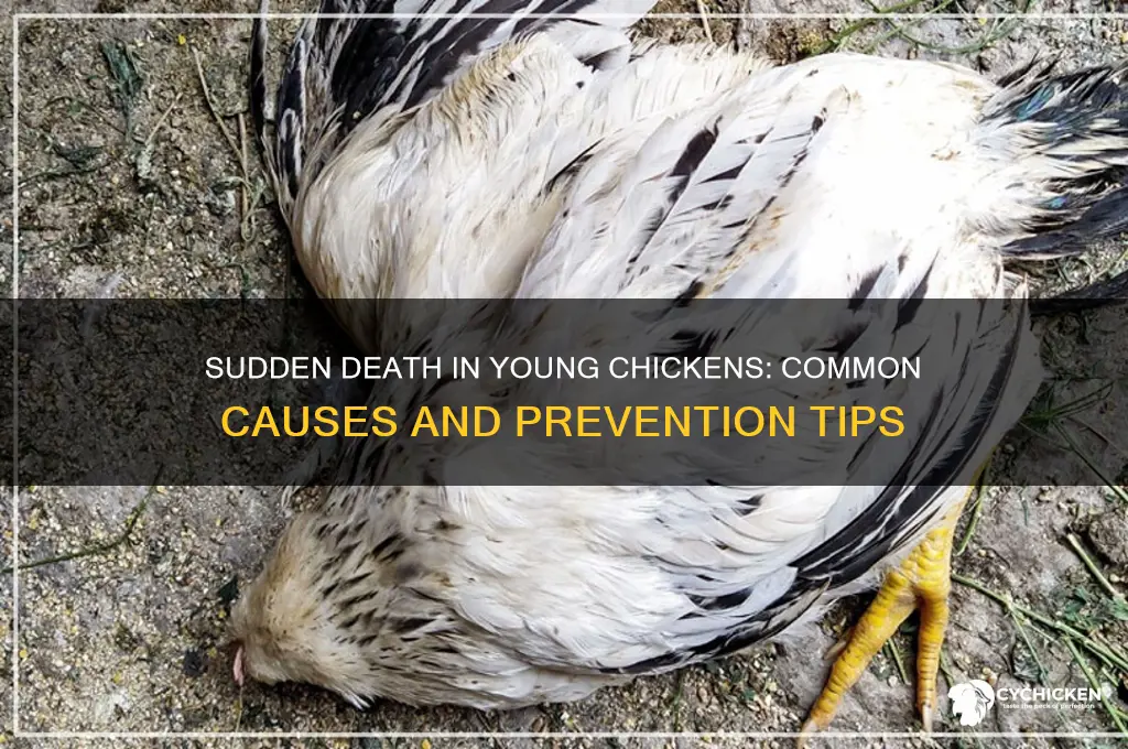 what causes a young chicken to die suddenly
