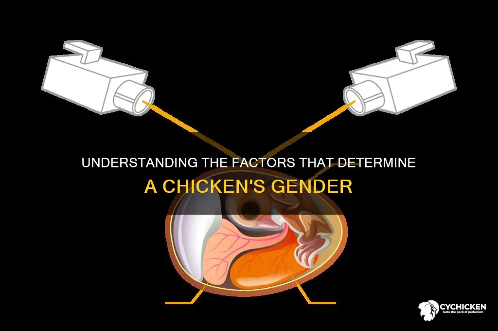 what causes the sex of a chicken