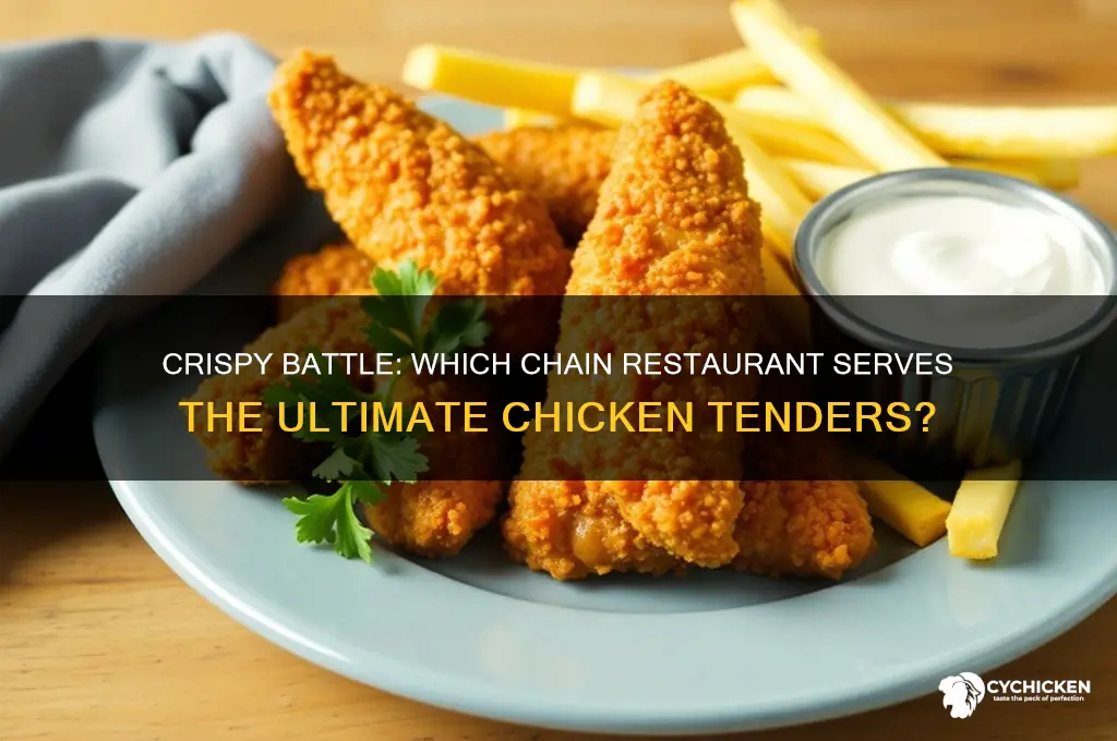what chain restaurant has the best chicken tenders