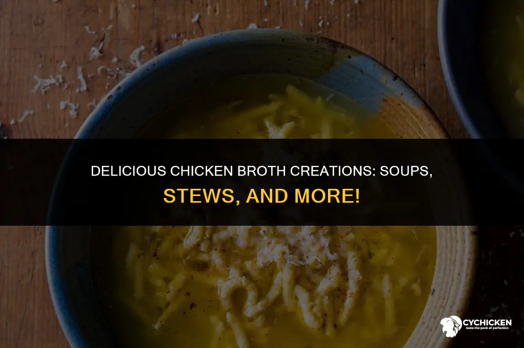 what chan you make with chicken broth