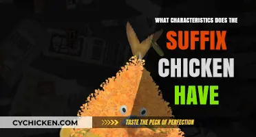 Unraveling the Unique Traits and Characteristics of the Suffix 'Chicken