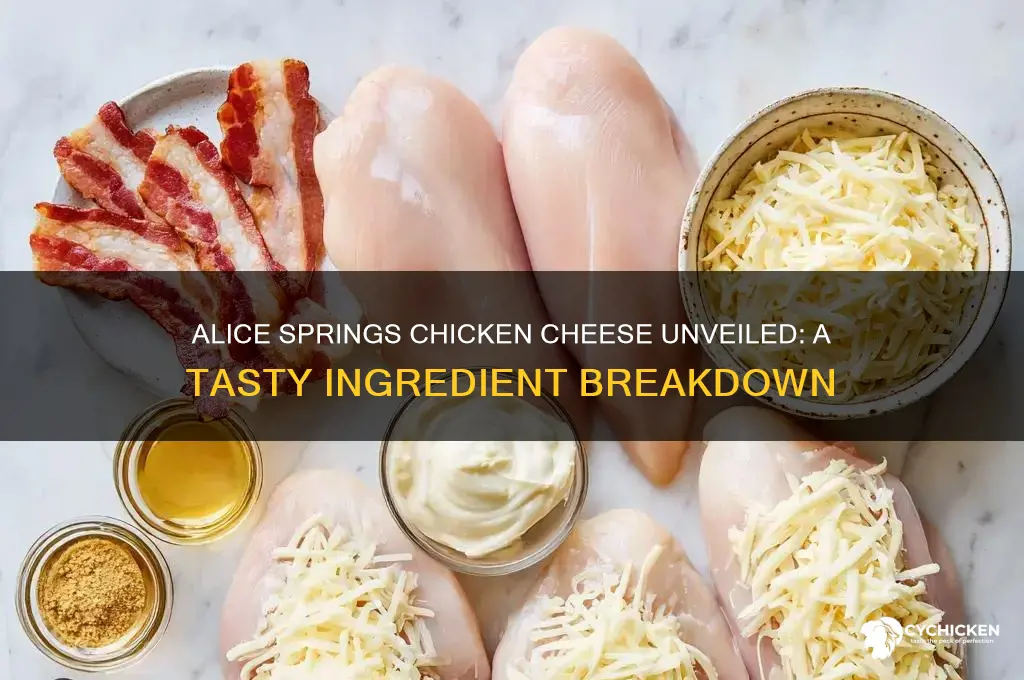 what cheese does alice springs chicken have