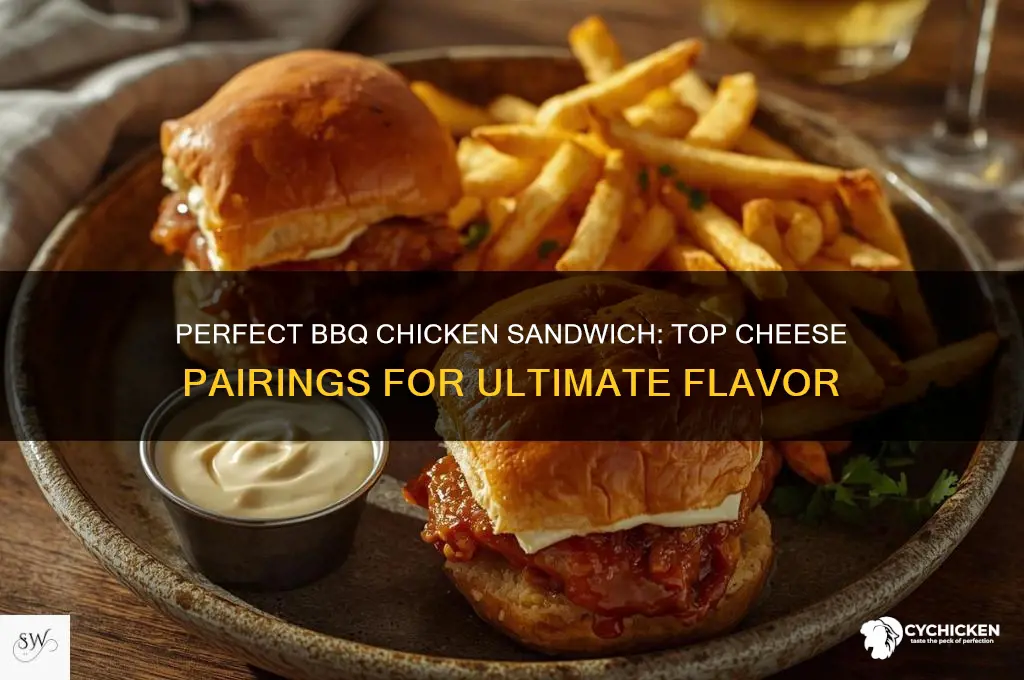 what cheese goes on bbq chicken sandwich