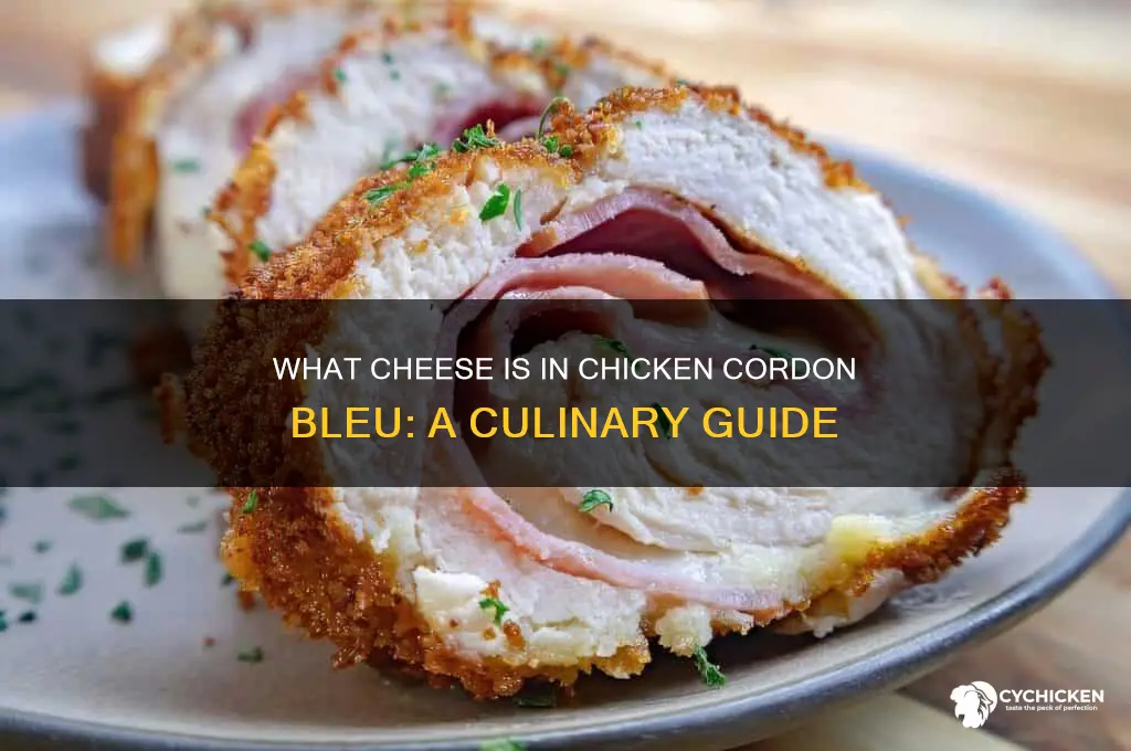 what cheese is in chicken cordon bleu