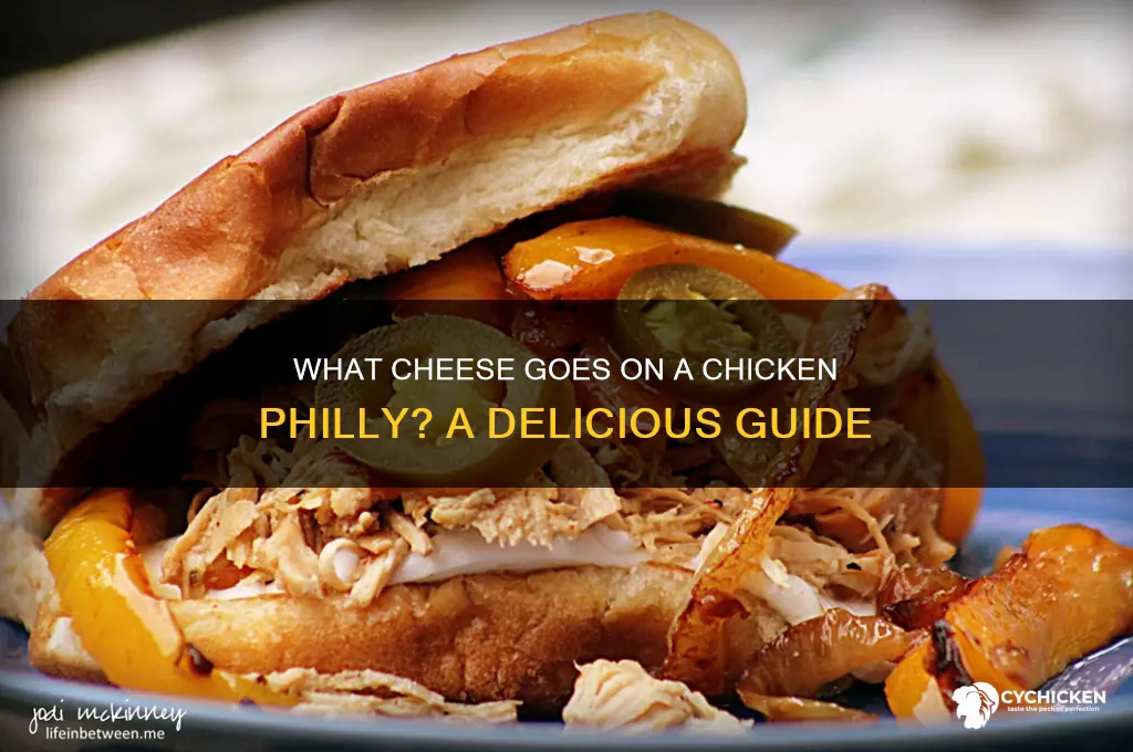 what cheese is on a chicken philly