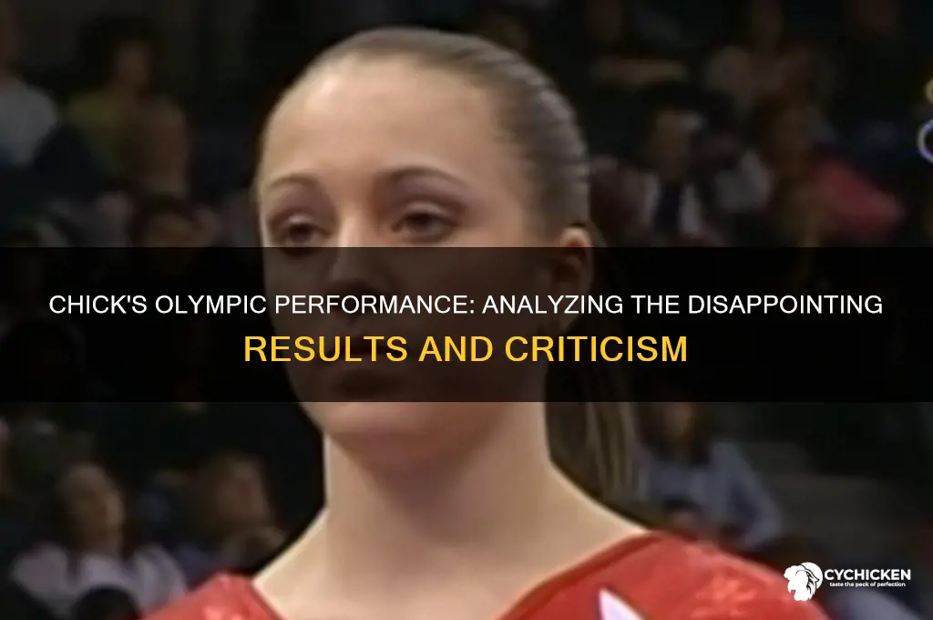 what chick did awful in the olympics