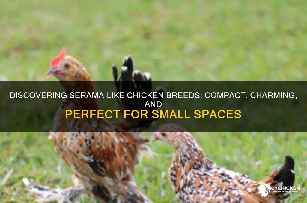what chicken breed is similar to serama bantams