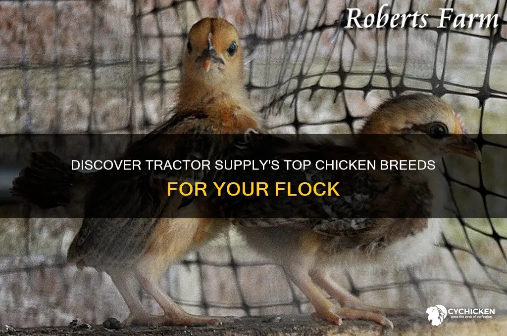 what chicken breeds does tractor supply have