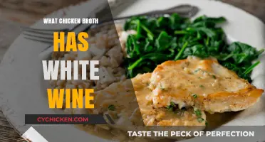 Savor the Flavor: Chicken Broth with a Splash of White Wine