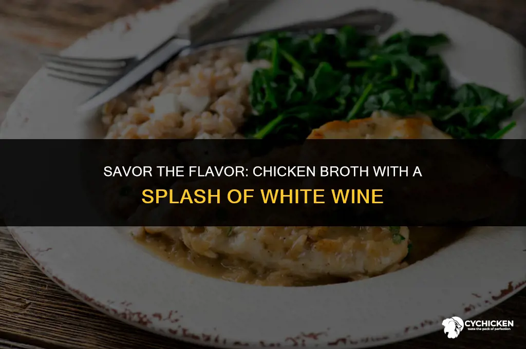 what chicken broth has white wine