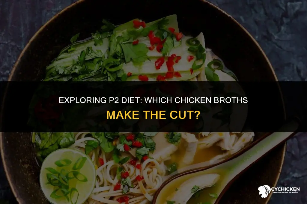 what chicken broth is allowed on p2
