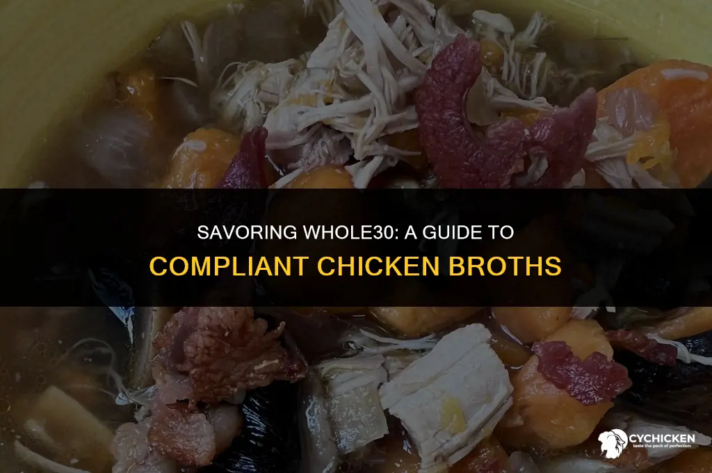 what chicken broth is whole30 compliant
