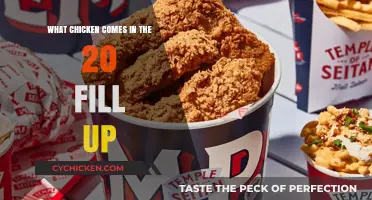 Discover the Chicken Variety in the 20 Fill Up Meal Deal