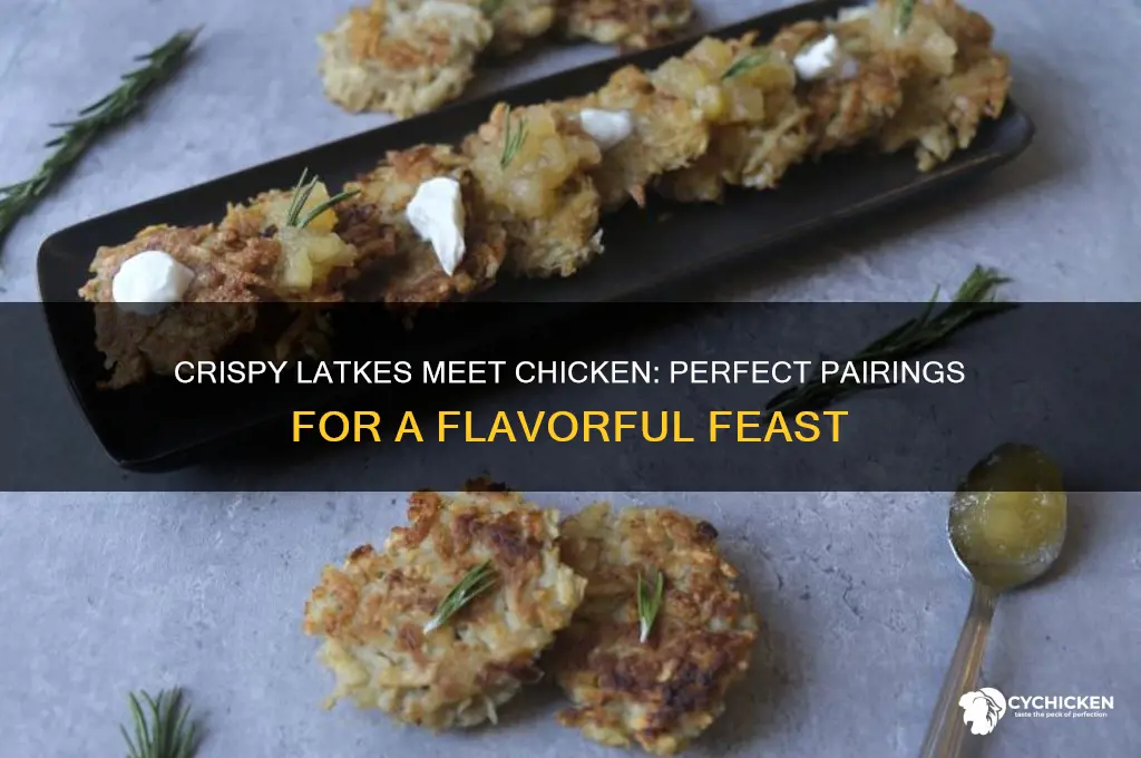 what chicken dish goes well with latkas