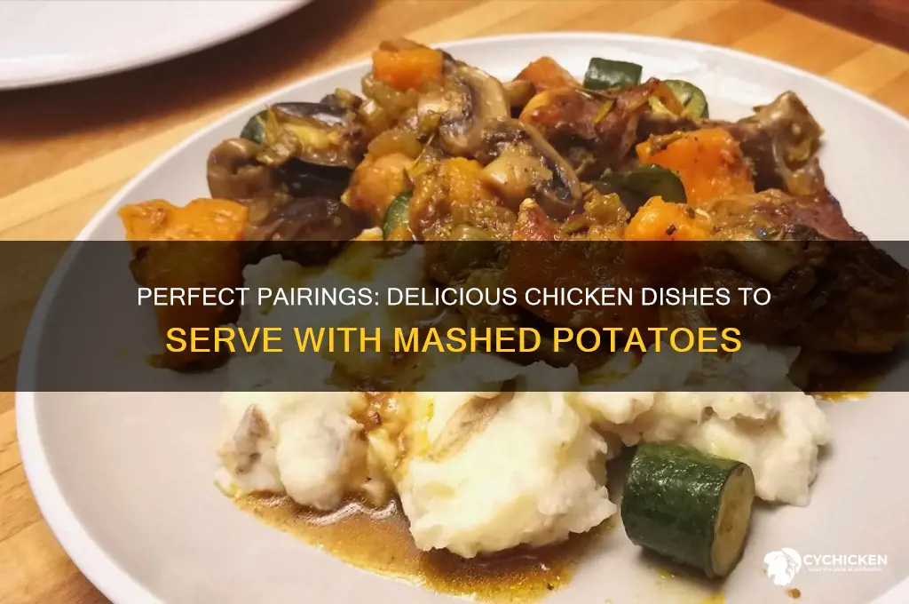 what chicken dish goes with mashed potatoes