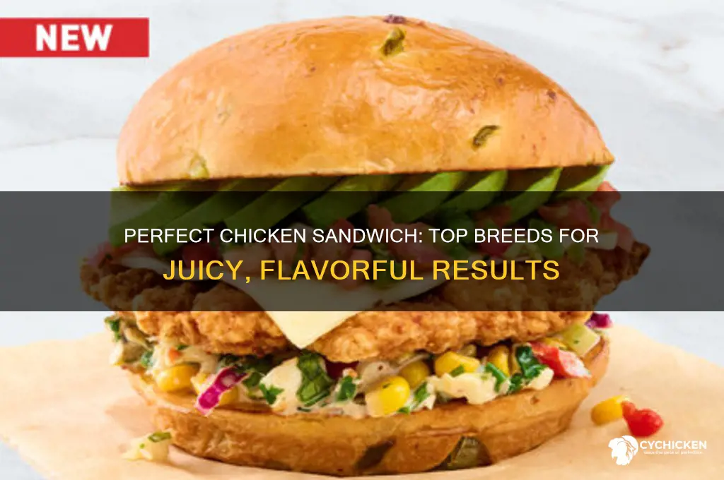 what chicken is best for chicken sandwiches
