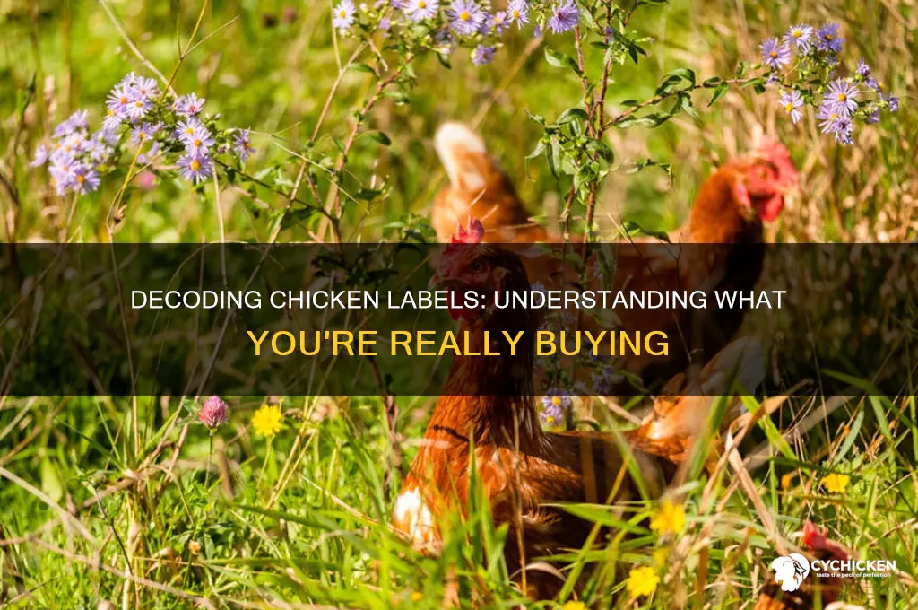what chicken labels really mean when purchasing