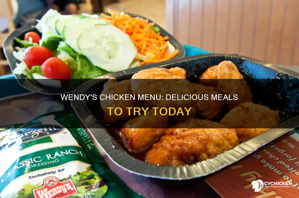 what chicken meals do wendy
