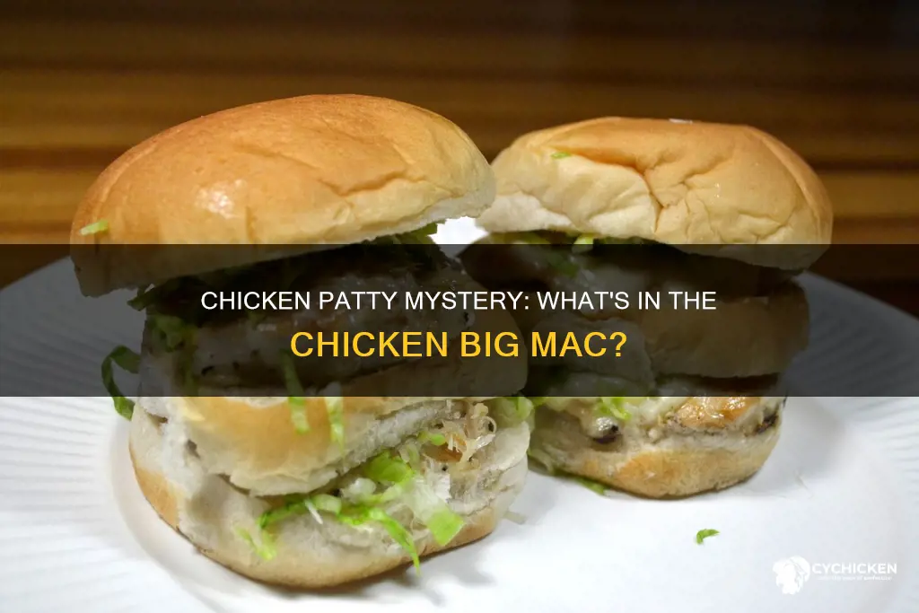 what chicken patty is on the chicken big mac