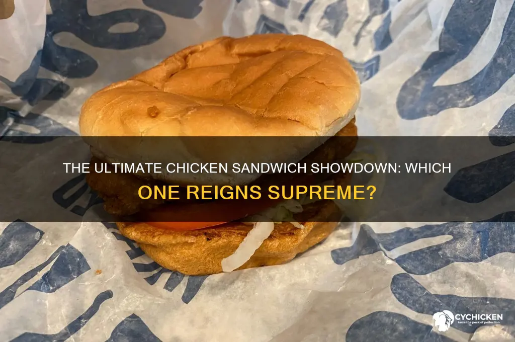 what chicken sandwich takes the w