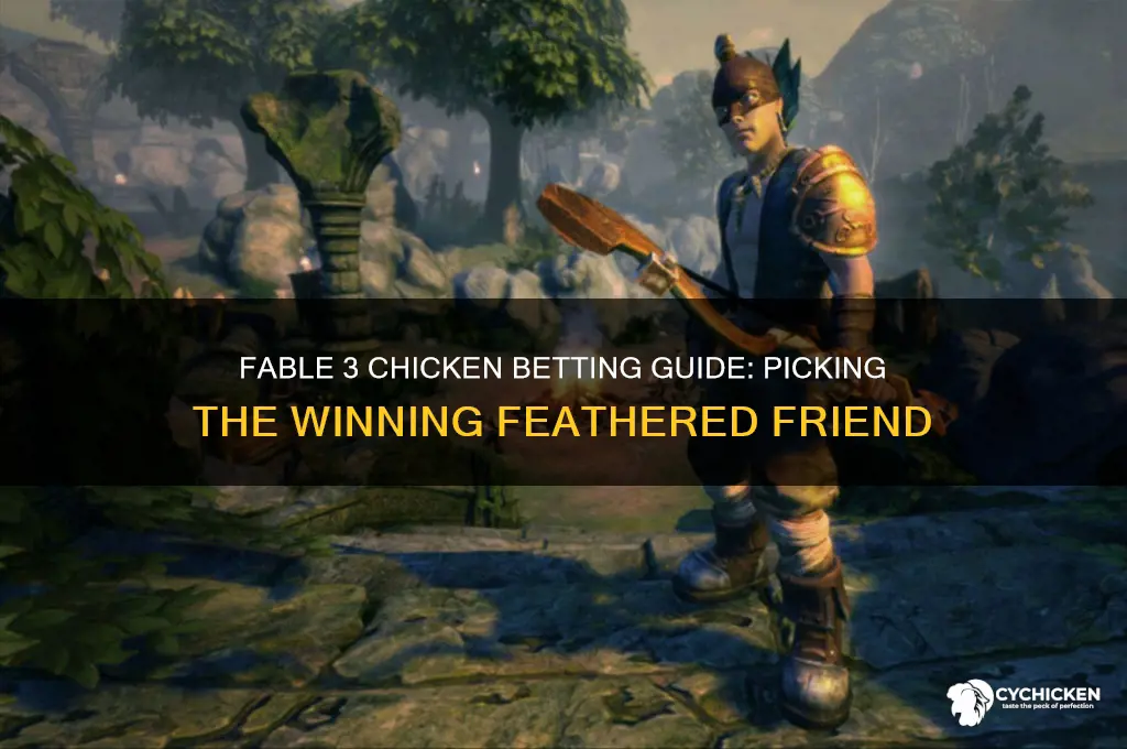 what chicken to bet on in fable 3