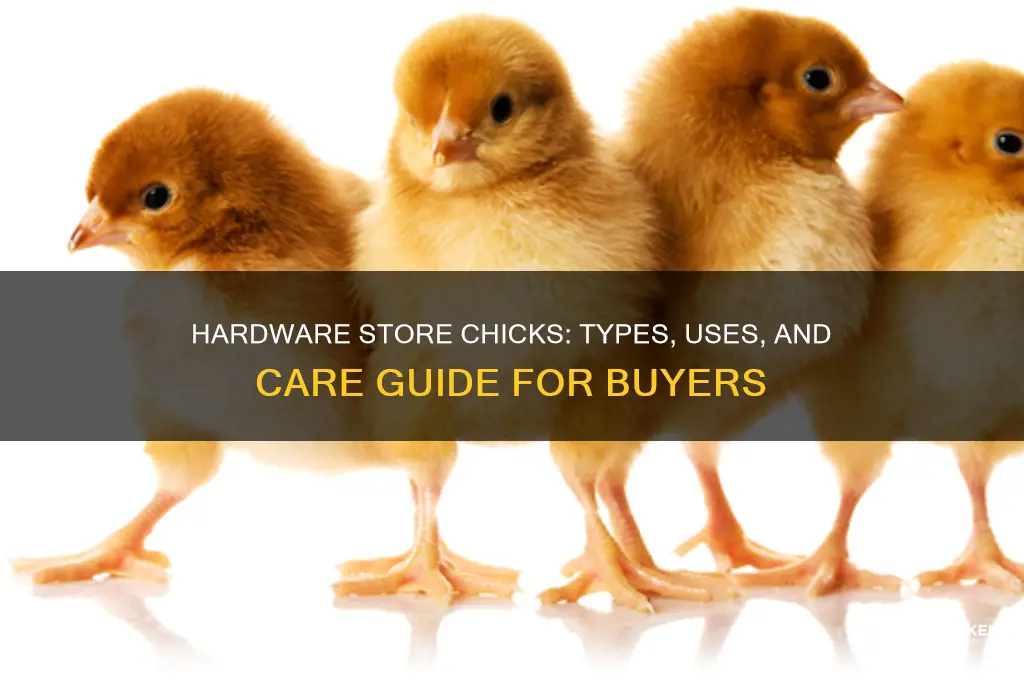what chicks do they sell at hardware stores