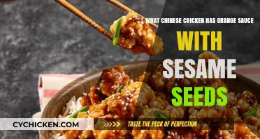 Discover Chinese Chicken with Orange Sauce and Sesame Seeds