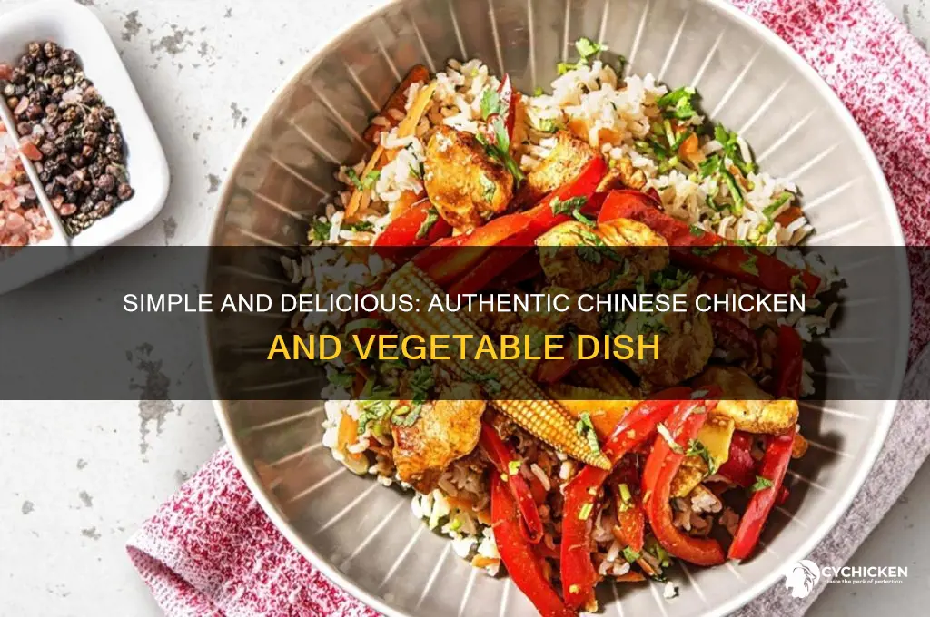 what chinese dish is only chicken and vegetables