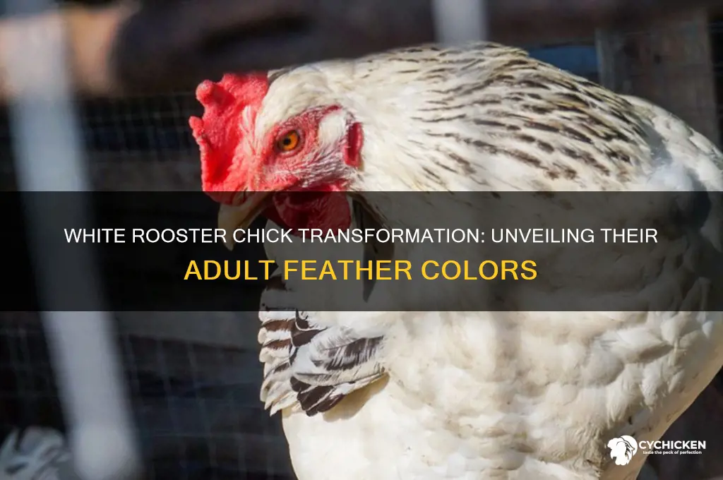 what color do white rooster chicks turn into