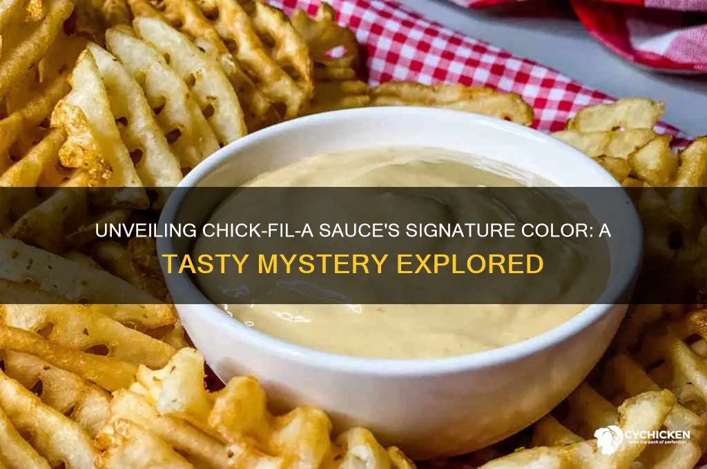 what color is chick-fil-a sauce