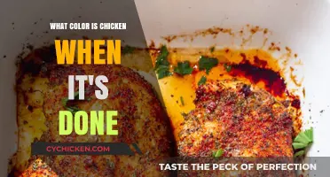 Perfectly Cooked Chicken: Identifying the Ideal Color for Doneness