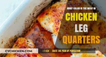 Chicken Leg Quarters: What Color Is the Meat?