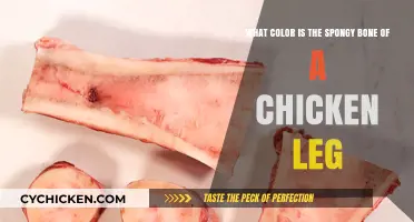 Chicken Legs: Why Spongy Bone Appears Yellow