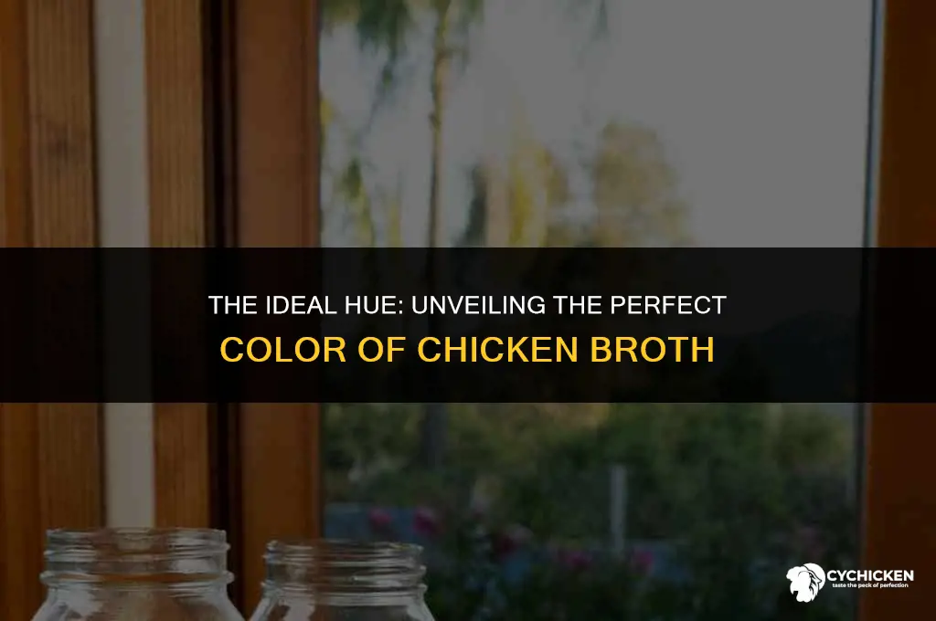 what color should chicken broth be